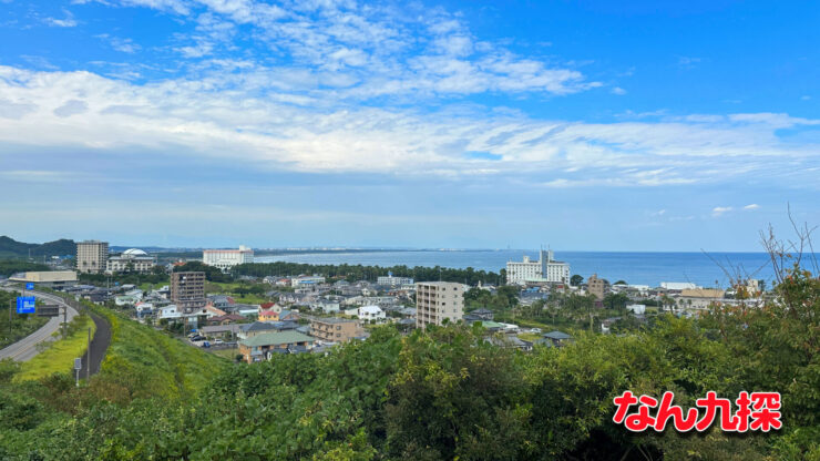 青島パーキング展望台からの眺め