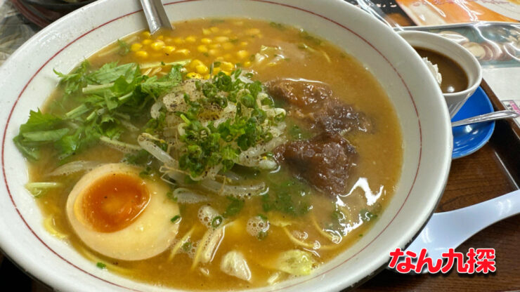 宮崎市清武町にある「神楽ラーメン」のみそラーメン