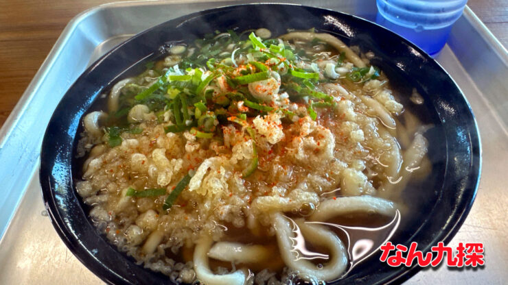 めぐみうどんのたぬきうどん