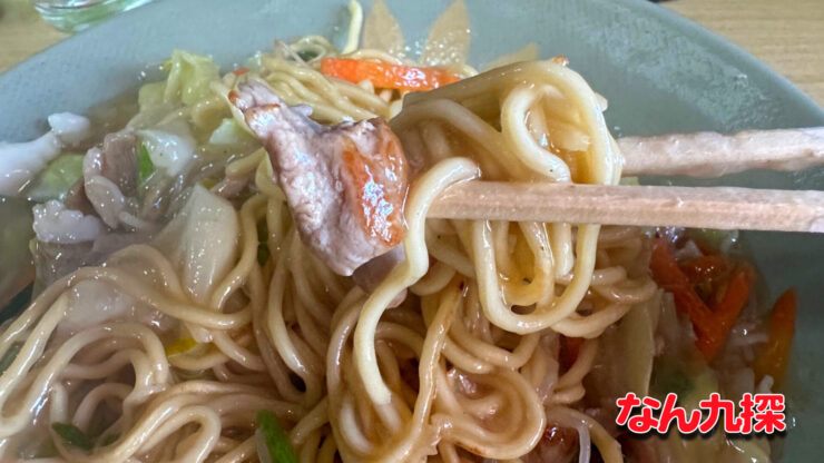 「淀ラーメン」のあんかけ焼そば