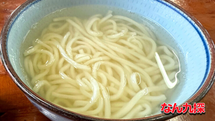 「鬼玉うどん」のかまあげうどん