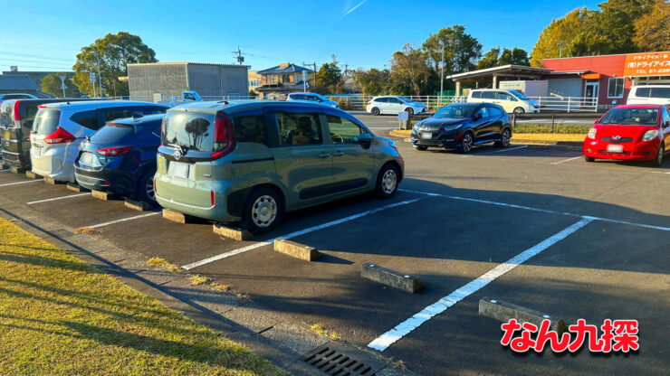 「赤江ふれあい公園」の駐車場