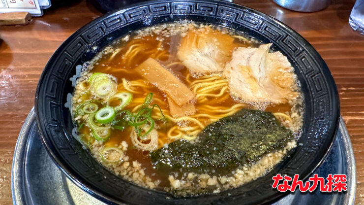 「風来軒 木花店」のしょうゆラーメン