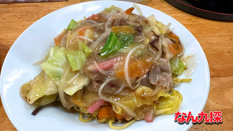 「大宮ラーメン」のあんかけ焼きそば