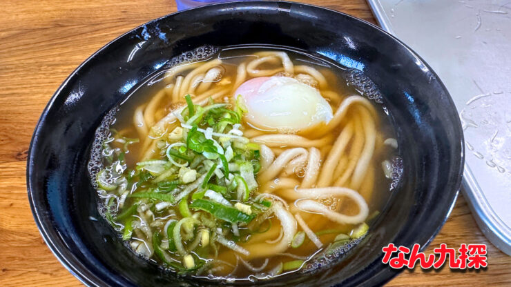 めぐみうどんの温たまうどん